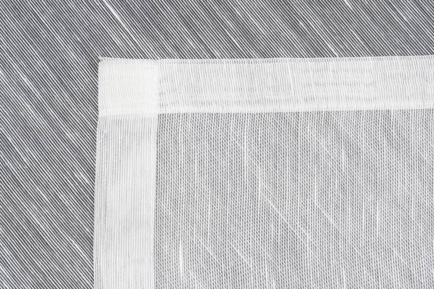 Kombivorhang 2er Pack Soft weiß B/L: ca. 135x245 cm