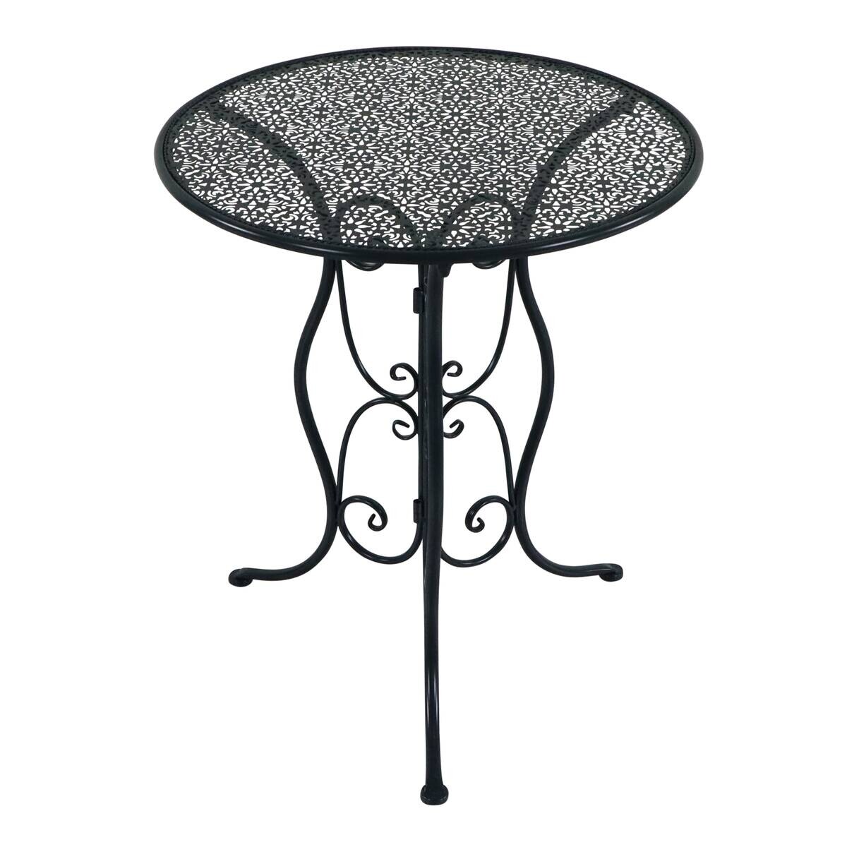 AXI Outdoor Living Bistroset Eloise anthrazit Metall B/H/L: ca. 60x92x60 cm