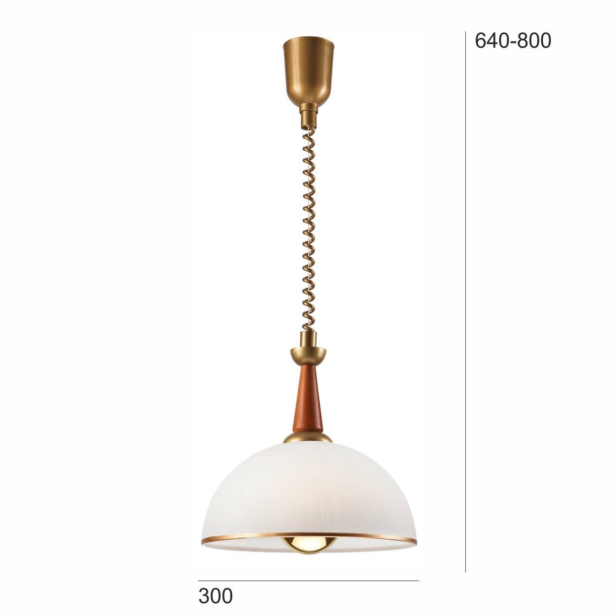 Lamkur Deckenleuchte gold Glas B/H/L: ca. 64x30x64 cm E27 1 Brennstellen