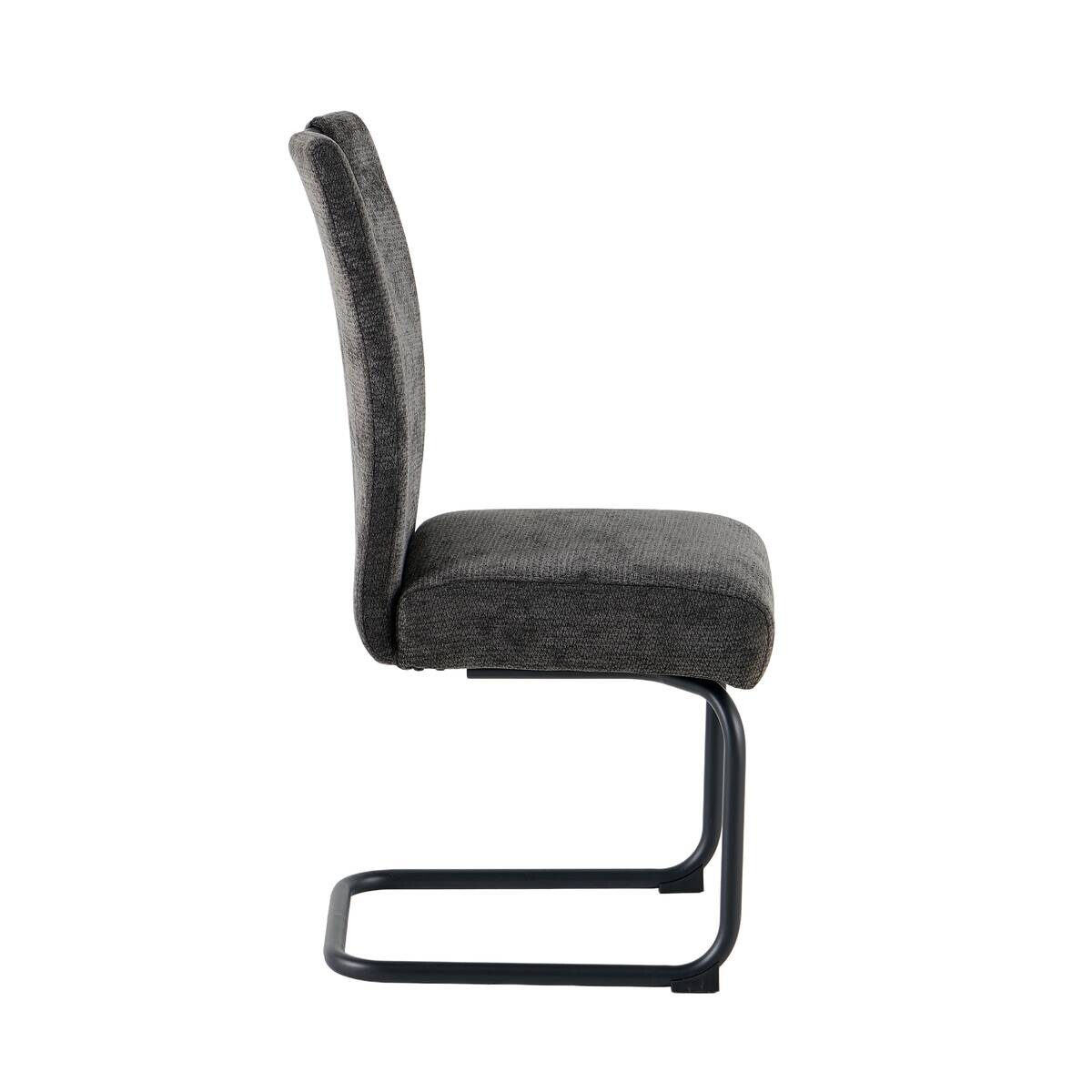 Schwingstuhl Pisa anthrazit Webstoff B/H/T: ca. 43x95x60 cm