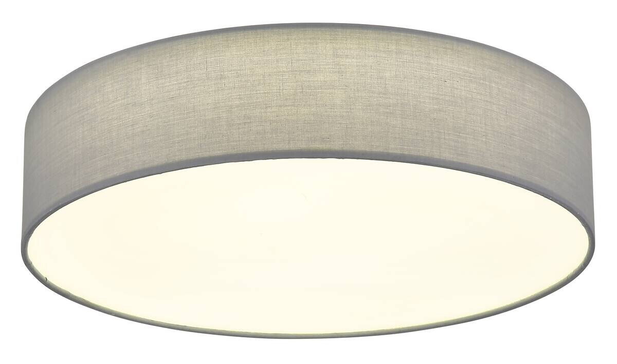 GLOBO LED-Deckenleuchte ORBIX weiß Metall Textil H/D: ca. 12,5x45 cm 1 Brennstellen