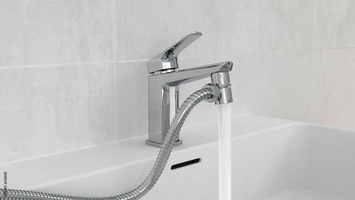 Eisl Waschbeckenbrause-Set Chrom B/H/L: ca. 3,3x18x150 cm