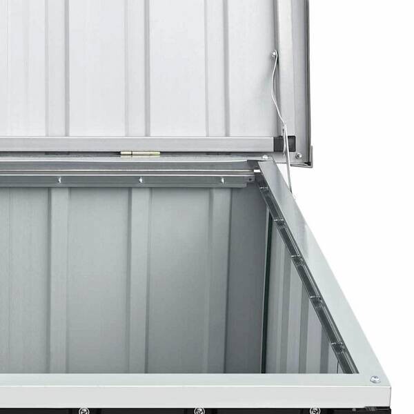 vidaXL Aufbewahrungsbox anthrazit Kunststoff B/H/T/L: ca. 67x65x67x109 cm