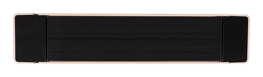 BHP Terassenheizstrahler Sibirien B992326 schwarz Aluminium B/H/T: ca. 93x20x5 cm ca. 1200 W