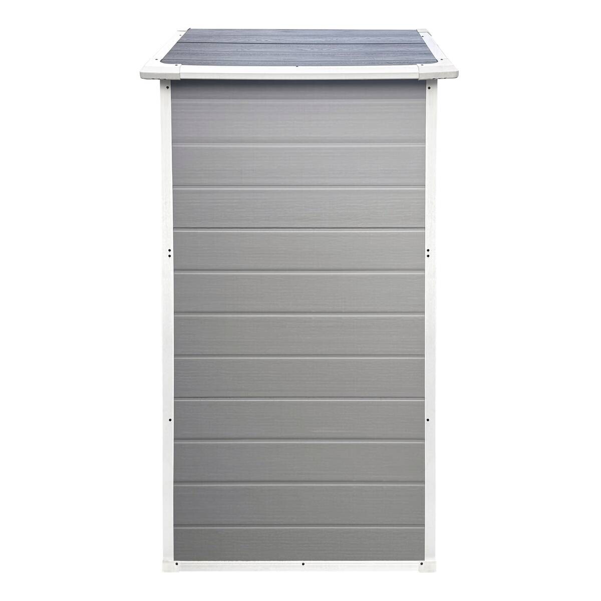 POCOline Gartenhaus Basic grau B/H/T: ca. 134x202x102 cm