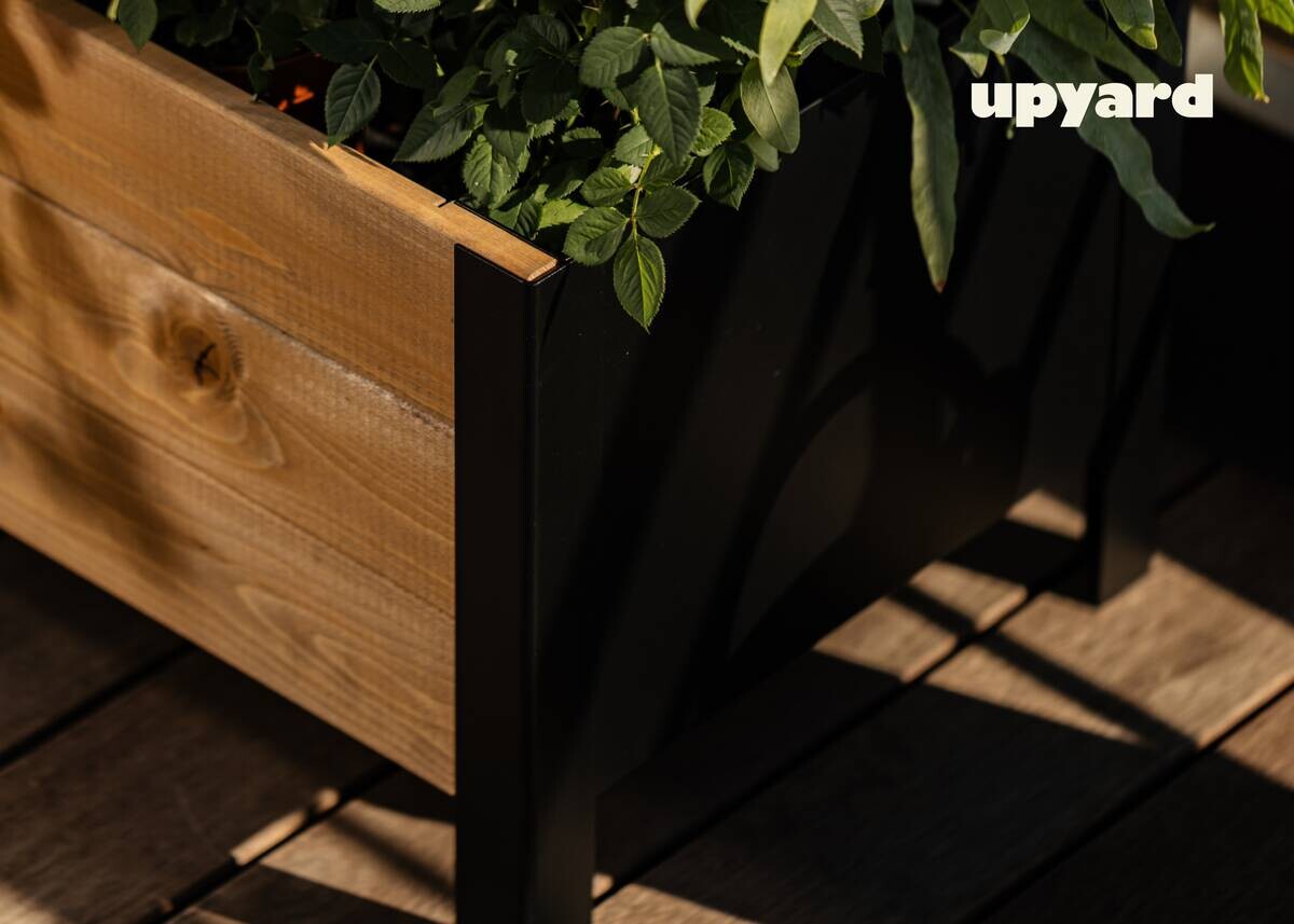 UPYARD Hochbeet MODERN braun Holz B/H/L: ca. 36x32x36 cm