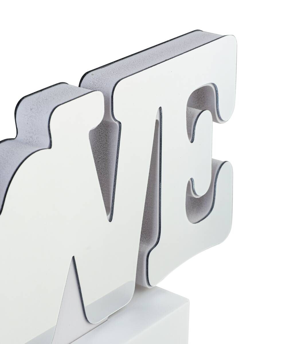 Nolo LED-Infinityleuchte Love weiß B/H/T: ca. 20x4,5x9,7 cm