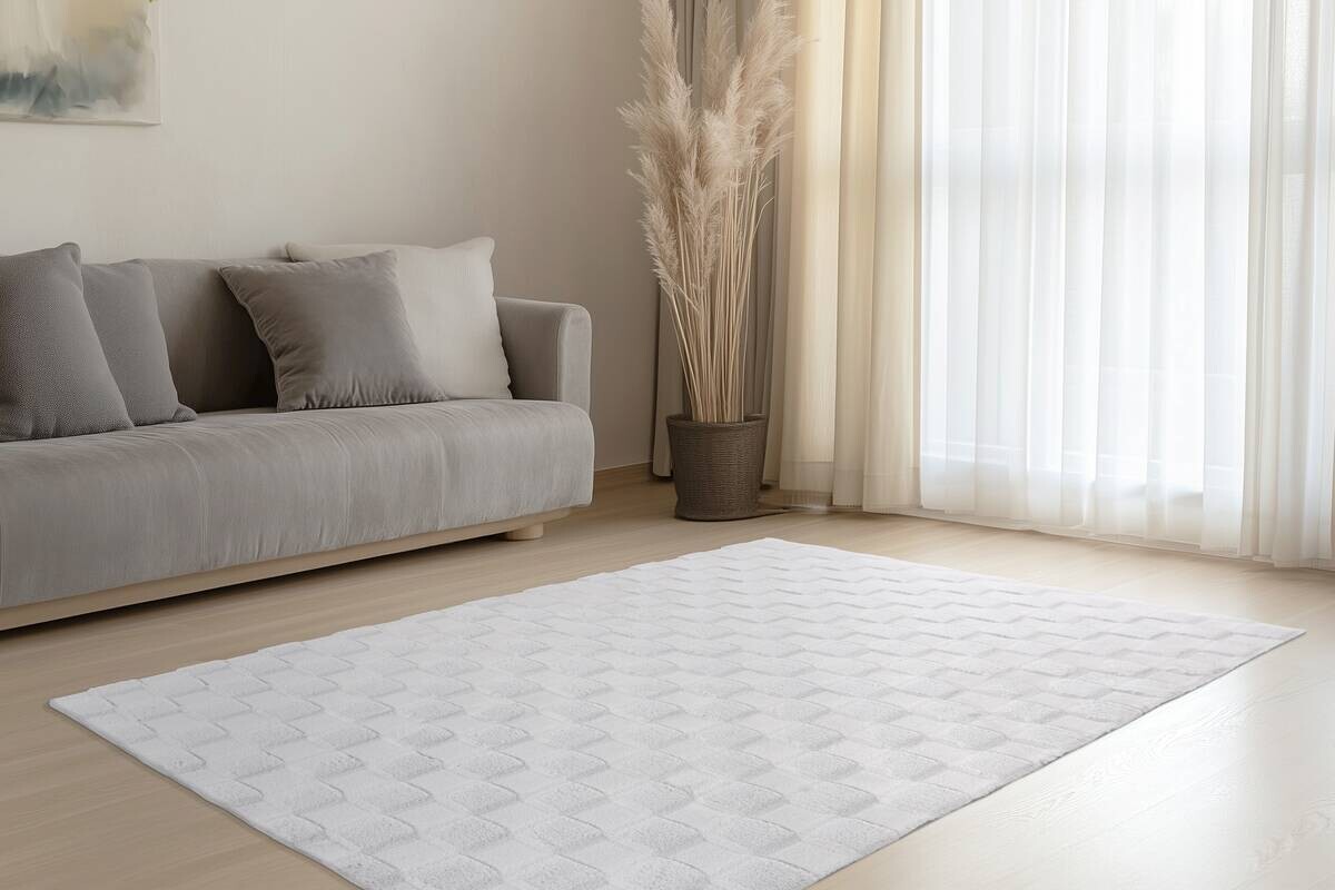 Kayoom Teppich Botany 625 silber B/L: ca. 80x150 cm