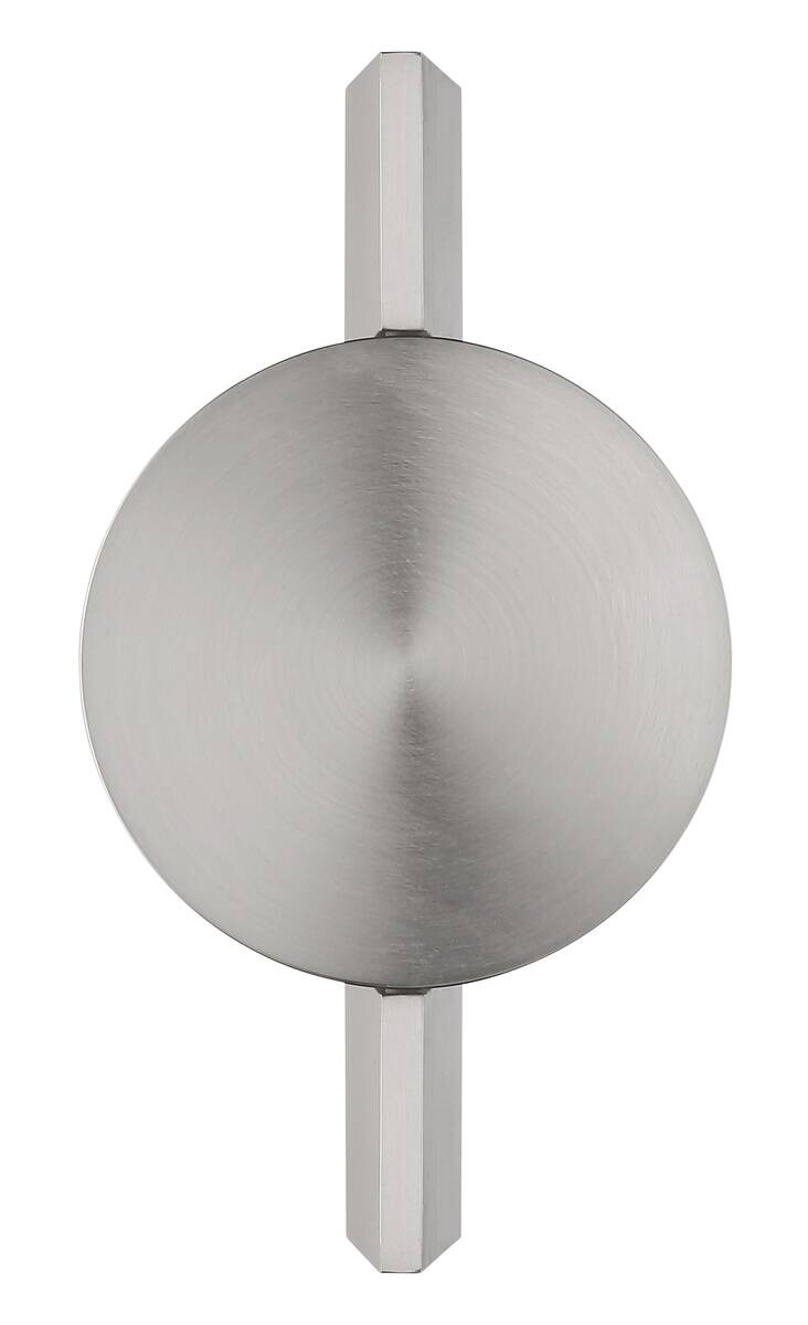 GLOBO LED-Wandleuchte nickel Aluminium Metall B/H: ca. 15x28 cm 1 Brennstellen