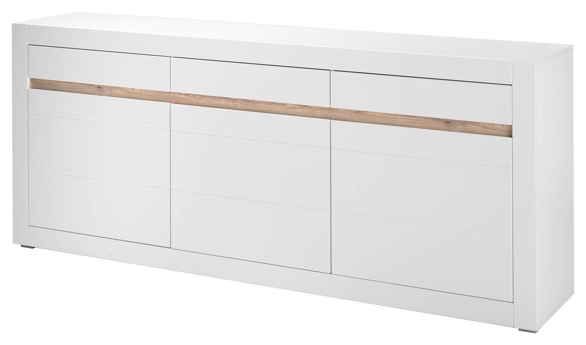 Sideboard Chester weiß matt B/H/T: ca. 217x90x42 cm