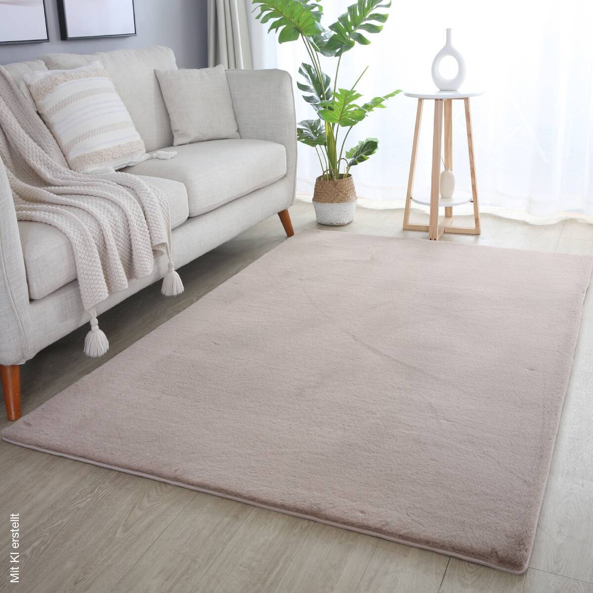 Ayyildiz Teppich POUFFY beige B/L: ca. 160x230 cm