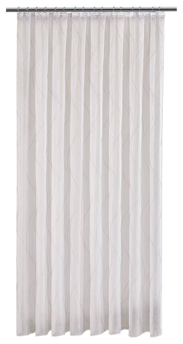 Fertigstore Dora graublau B/L: ca. 300x245 cm