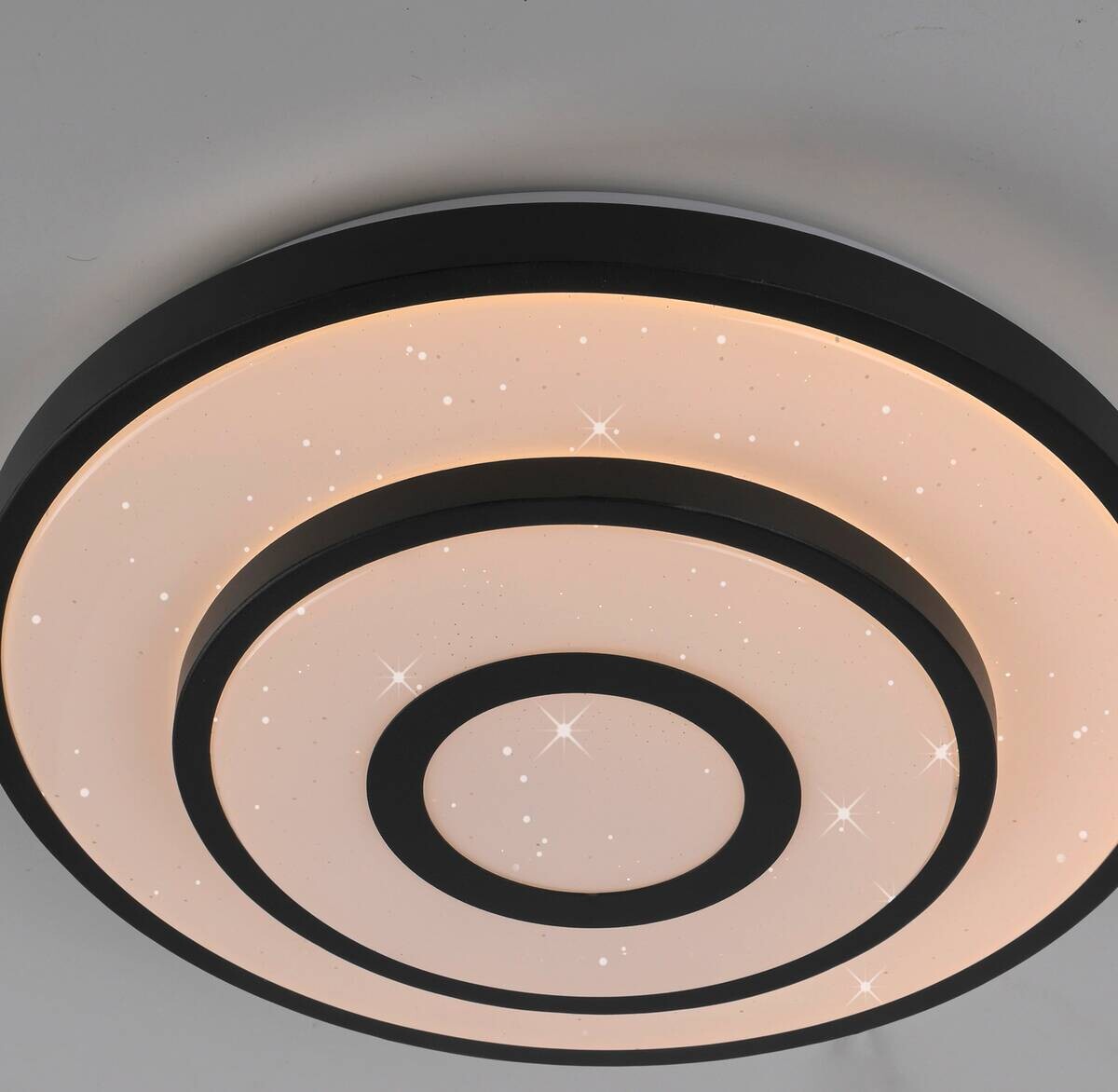 Just Light LED-Deckenleuchte Turanus schwarz H/D: ca. 8,5x37,5 cm