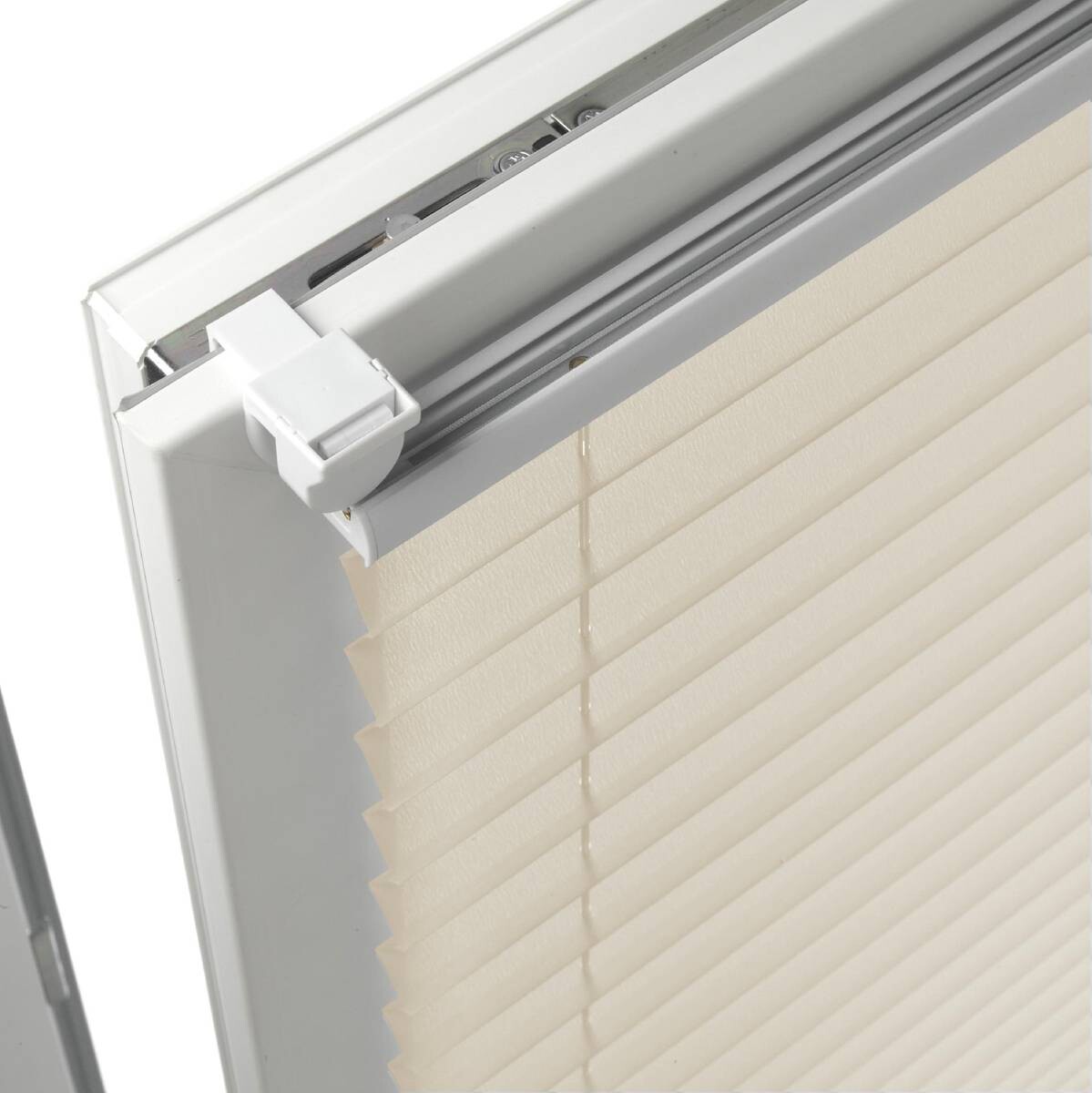 Spannplissee Easyfix Pia weiß B/L: ca. 100x130 cm