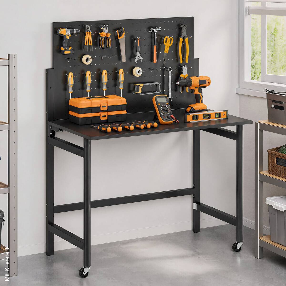 Werkbank B/H/T: ca. 115x143,5x62 cm