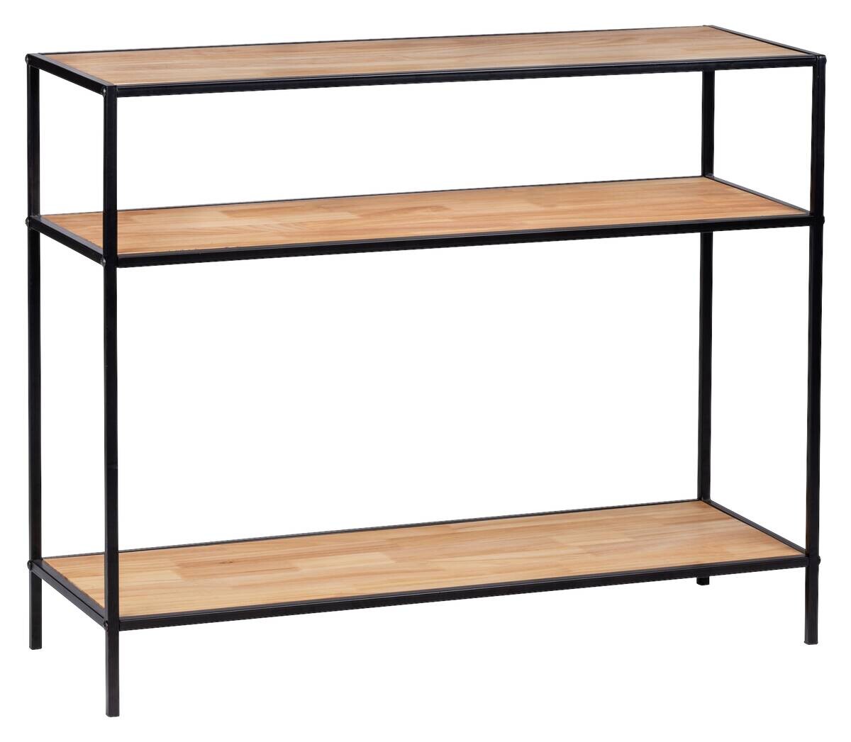 Konsolentisch Geo schwarz kiefer Nachbildung B/H/T: ca. 100x80x35 cm