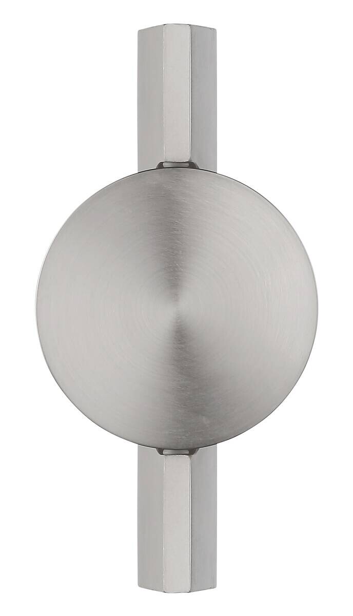 GLOBO LED-Wandleuchte nickel Metall Aluminium B/H: ca. 10x20 cm 1 Brennstellen