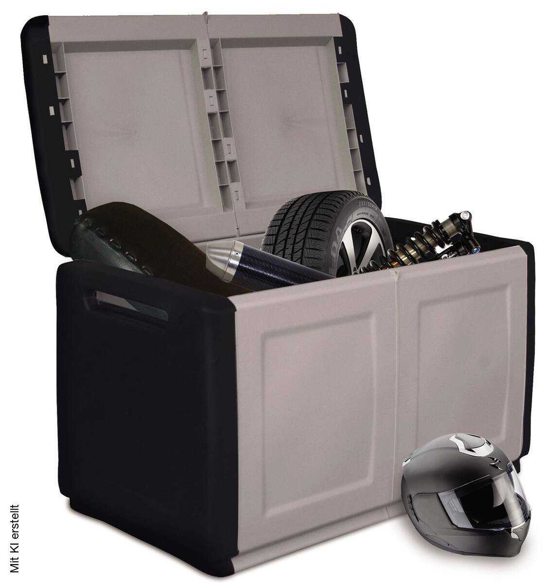 ArtPlast Multibox Cubo schwarz B/H/L: ca. 53x57x96 cm