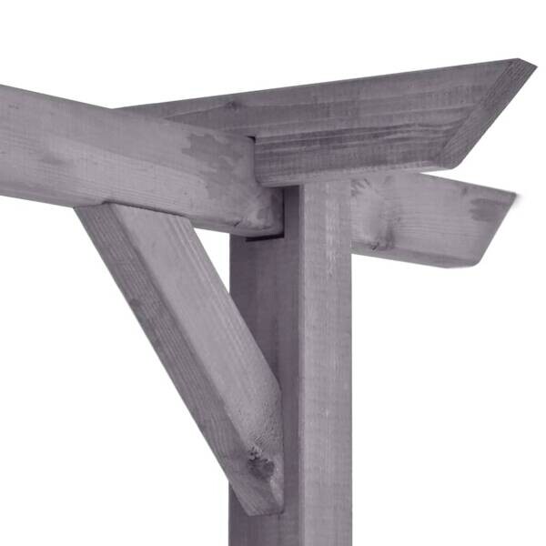 Pergola grau B/H/L: ca. 40x205x400 cm