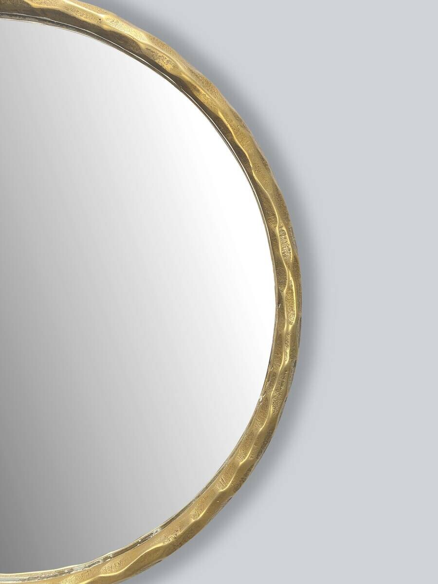 Wohnling Wandspiegel gold Metall T/D: ca. 4x60 cm