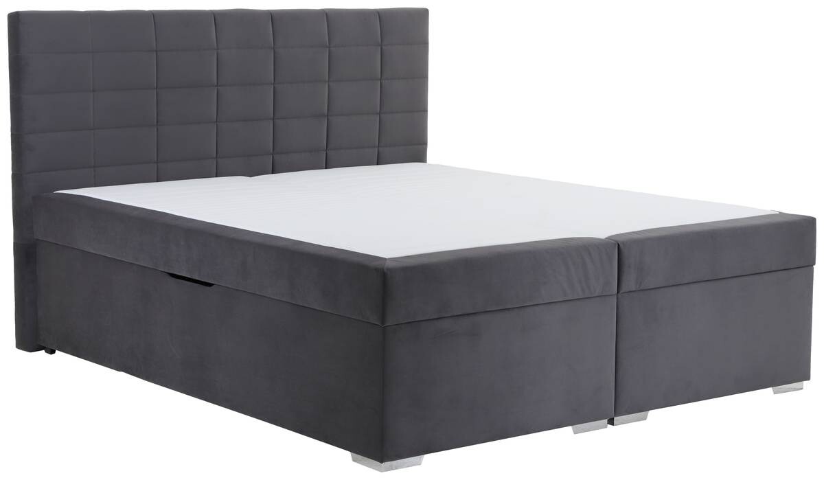 Boxbett Adria dunkelgrau Liegefläche B/L: ca. 180x200 cm