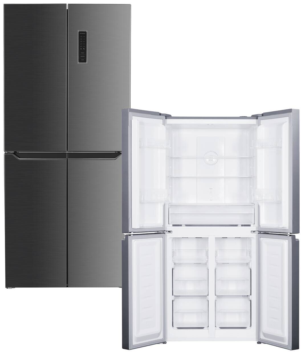 Wolkenstein Multi-Door WCD362NFDDIX Edelstahloptik B/H/T: ca. 79x180x62 cm