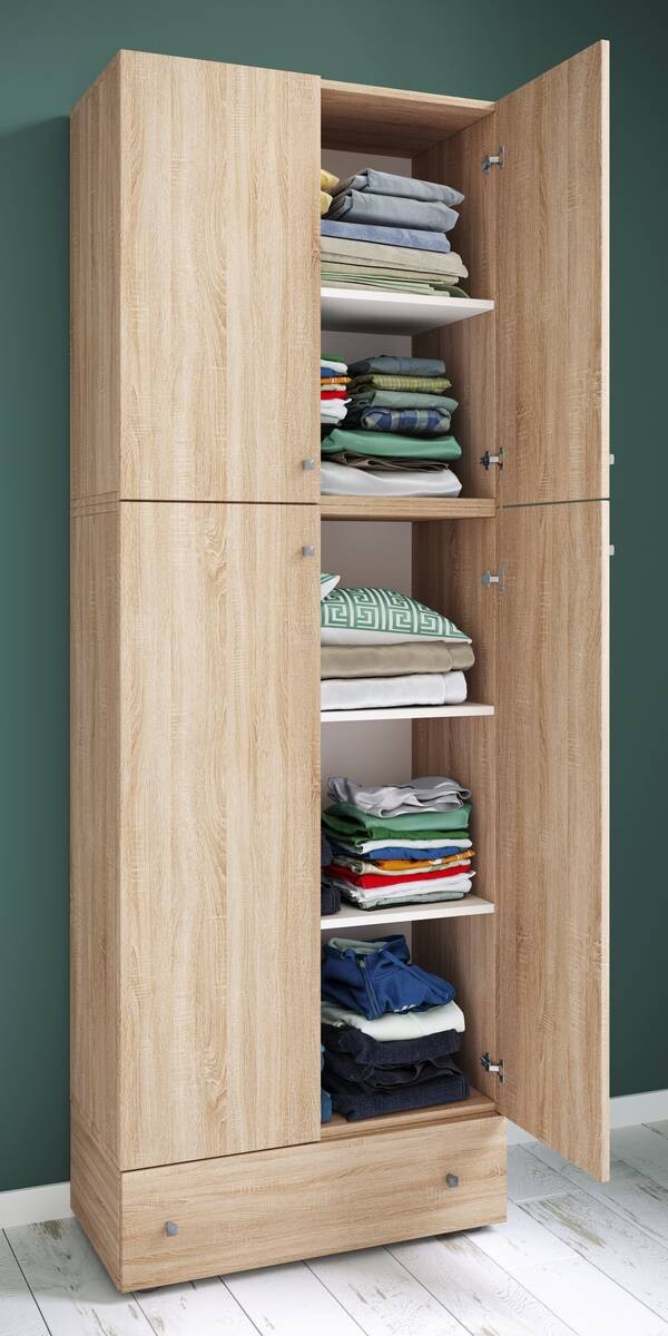 Kleiderschrank Lona Eiche