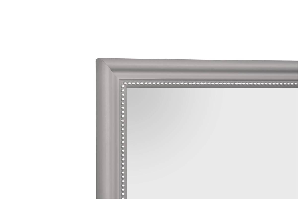 Mirrors & More Rahmenspiegel Nadine grau silber Optik B/H: ca. 34x125 cm