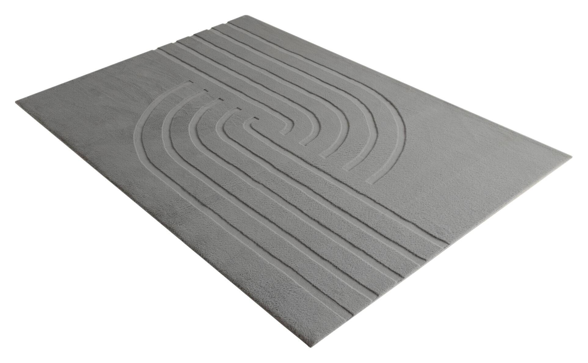 Obsession Teppich Zen Deluxe grau B/H/L: ca. 160x16x230 cm