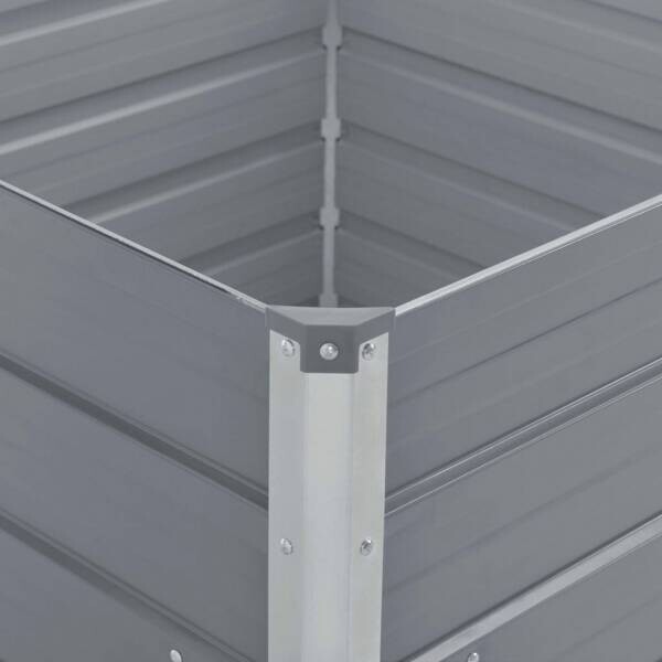Hochbeet grau Metall B/H/L: ca. 100x45x100 cm