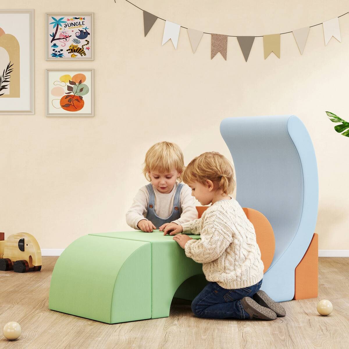 AIYAPLAY Softbausteine B/H/L: ca. 48x32x85 cm