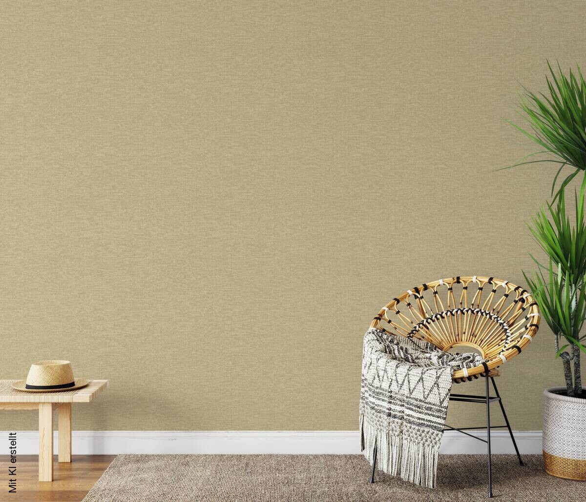 Erismann Vliestapete Struktur beige B/L: ca. 53x1005 cm