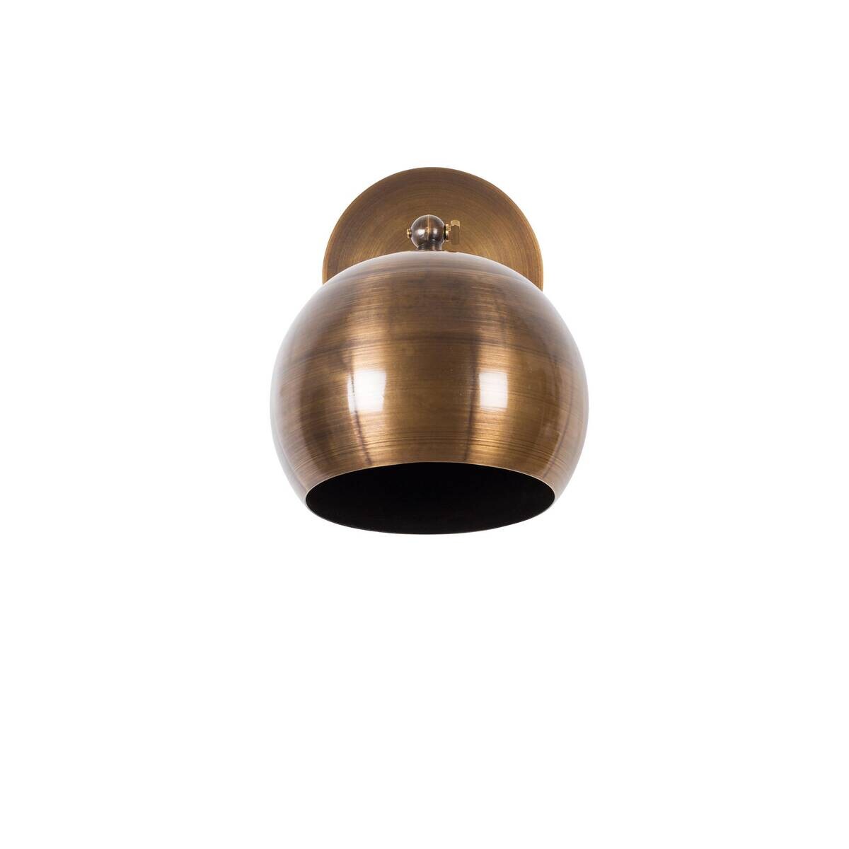 Opviq Wandleuchte Sivani bronze Metall B/H/T/L/D: ca. 28x21x28x15x15 cm E27 1 Brennstellen
