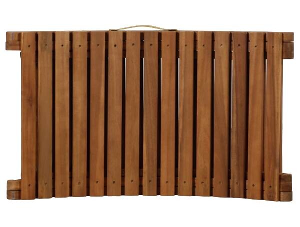 vidaXL Gartenliege braun Polyester B/H/L: ca. 55x64x184 cm