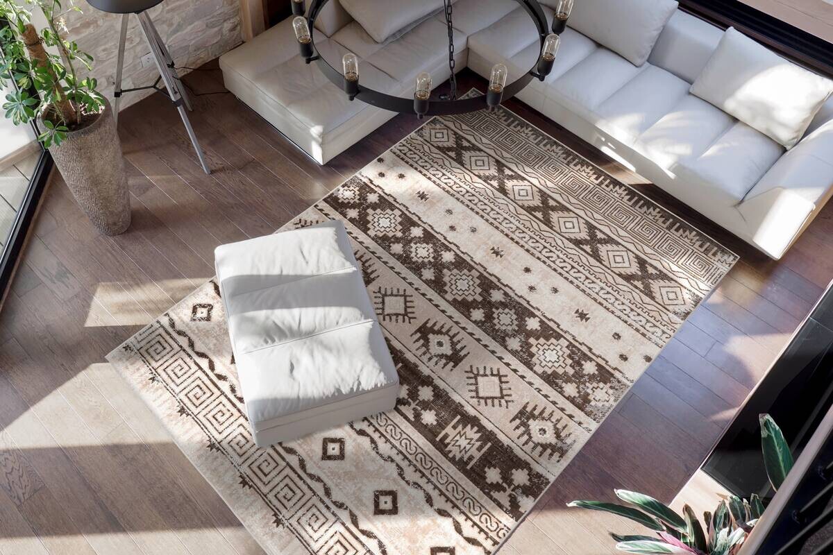 360Living Teppich Ariya taupe B/L: ca. 200x290 cm