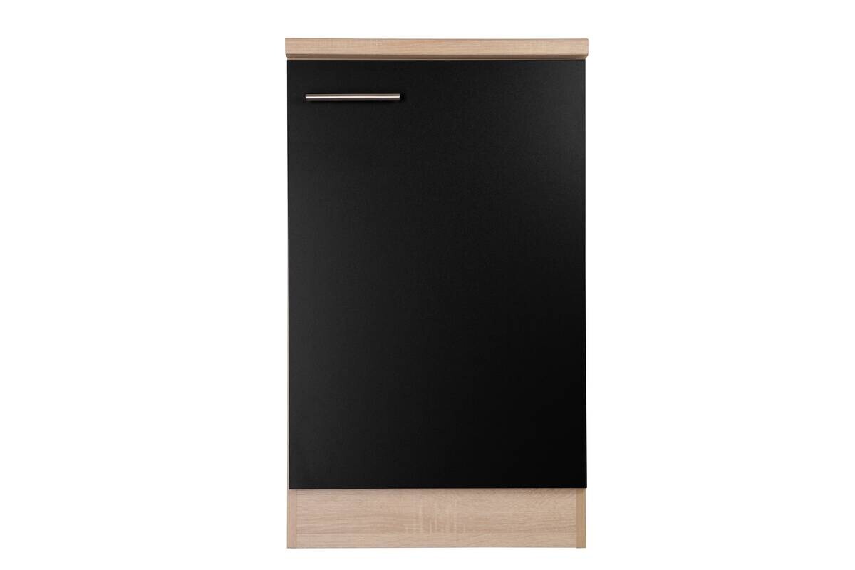 Spülenunterschrank Merle schwarz B/H/T: ca. 50x85x60 cm