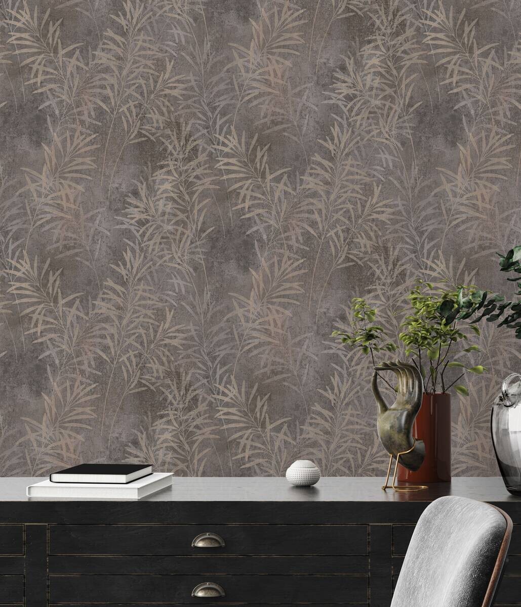 A.S.Creation Vliestapete silber beige B/H/D: ca. 53x1005x8,5 cm