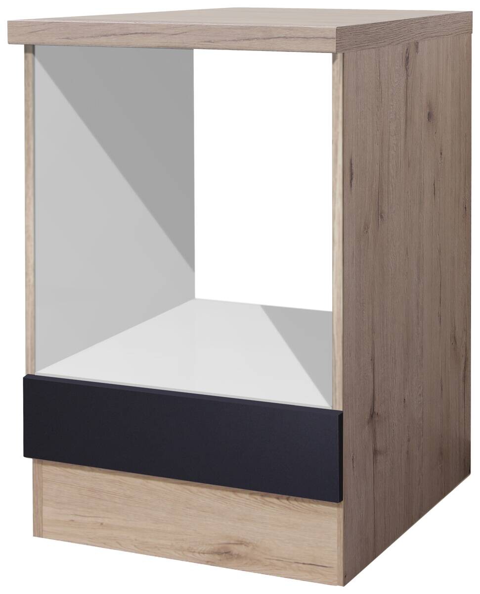 Herdumbauschrank Elva anthrazit B/H/T: ca. 60x86x60 cm