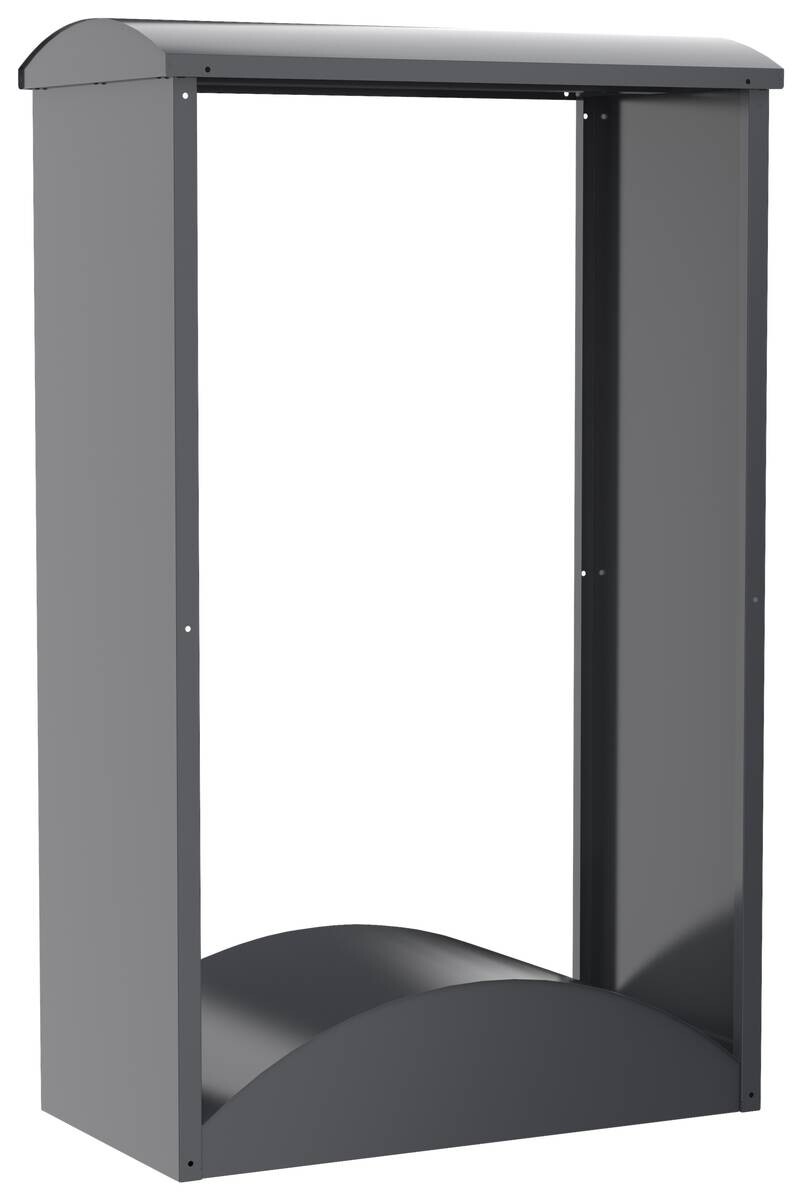 Westmann Kaminholzregal Castra anthrazit B/H/L: ca. 98x160x52 cm