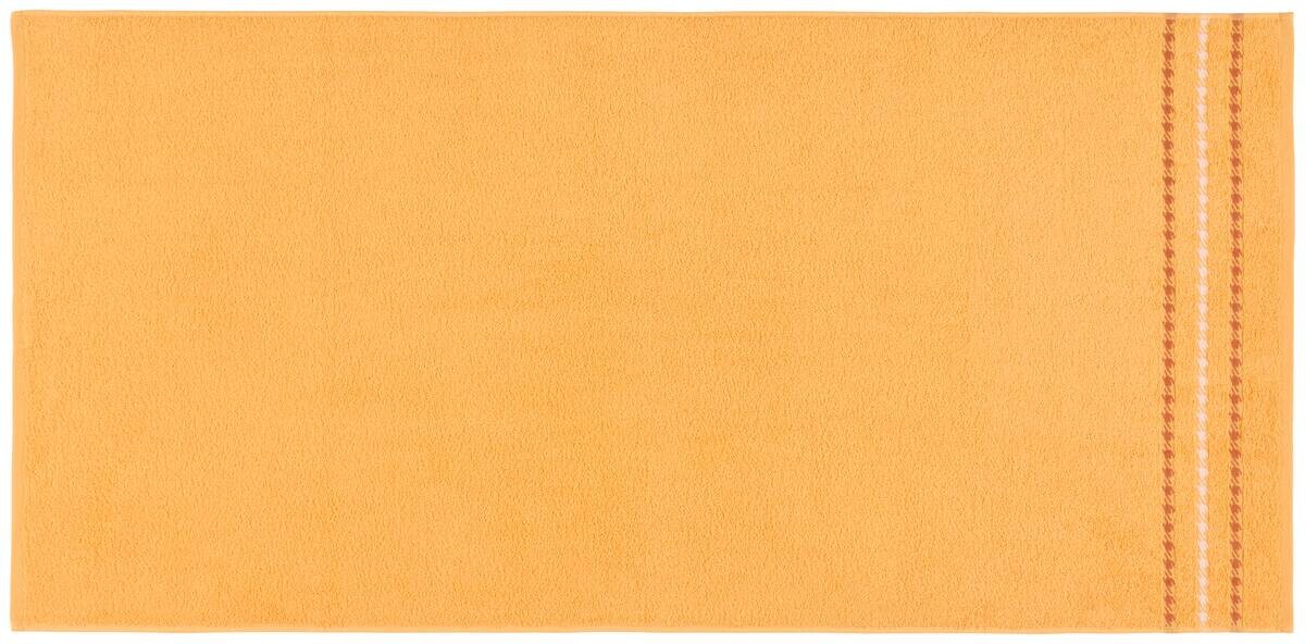 POCOline Duschtuch ANNA orange Baumwolle B/L: ca. 70x140 cm