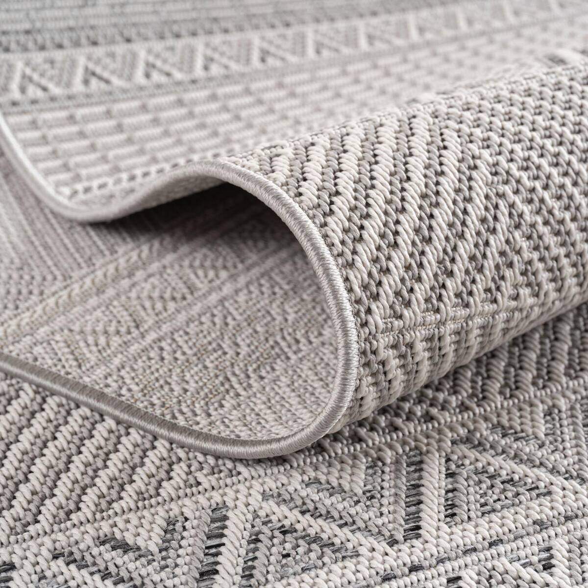 Ayyildiz Outdoorteppich DESERT grau B/L: ca. 80x250 cm