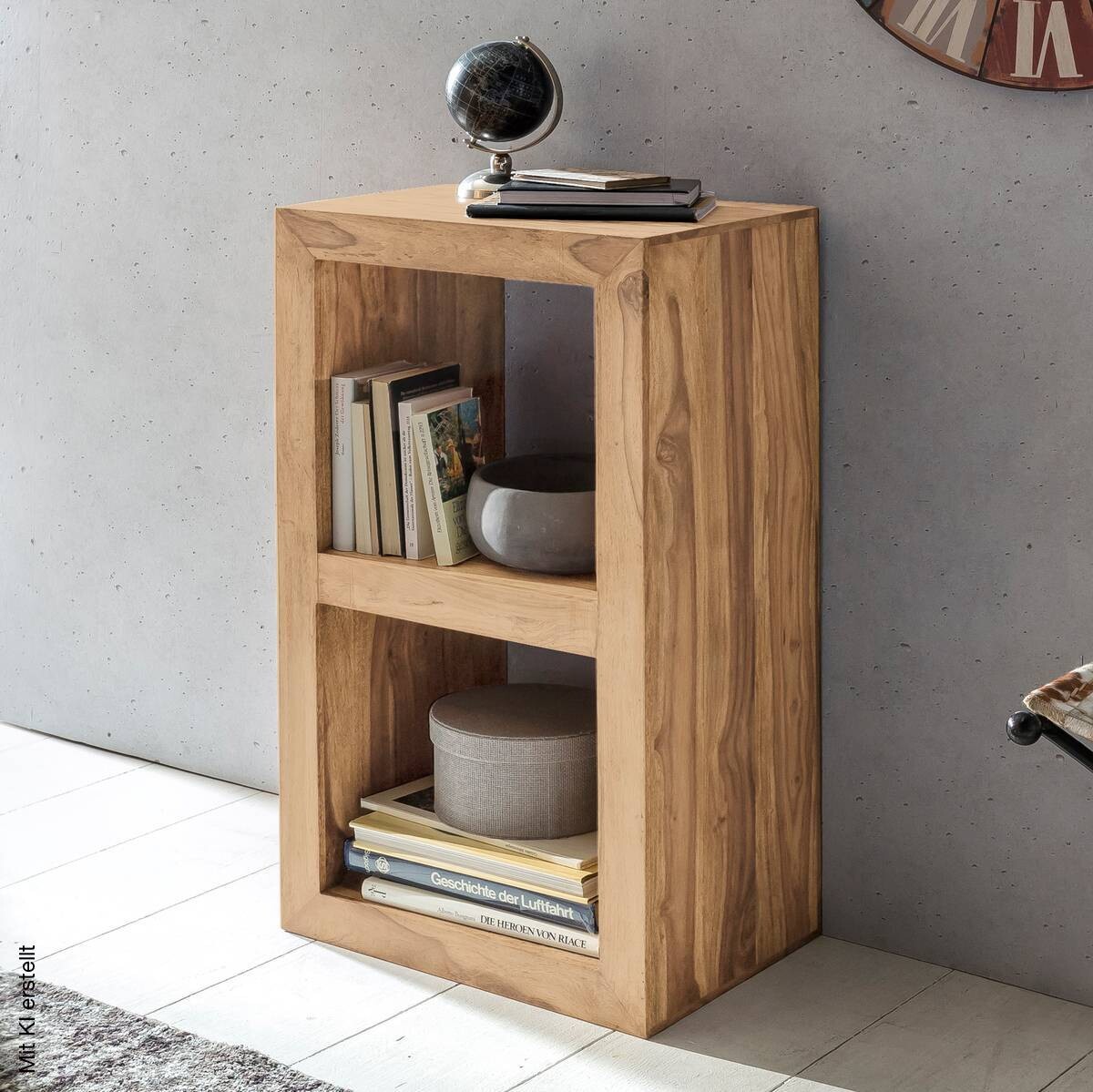 Standregal natur B/H/T: ca. 50x88x35 cm