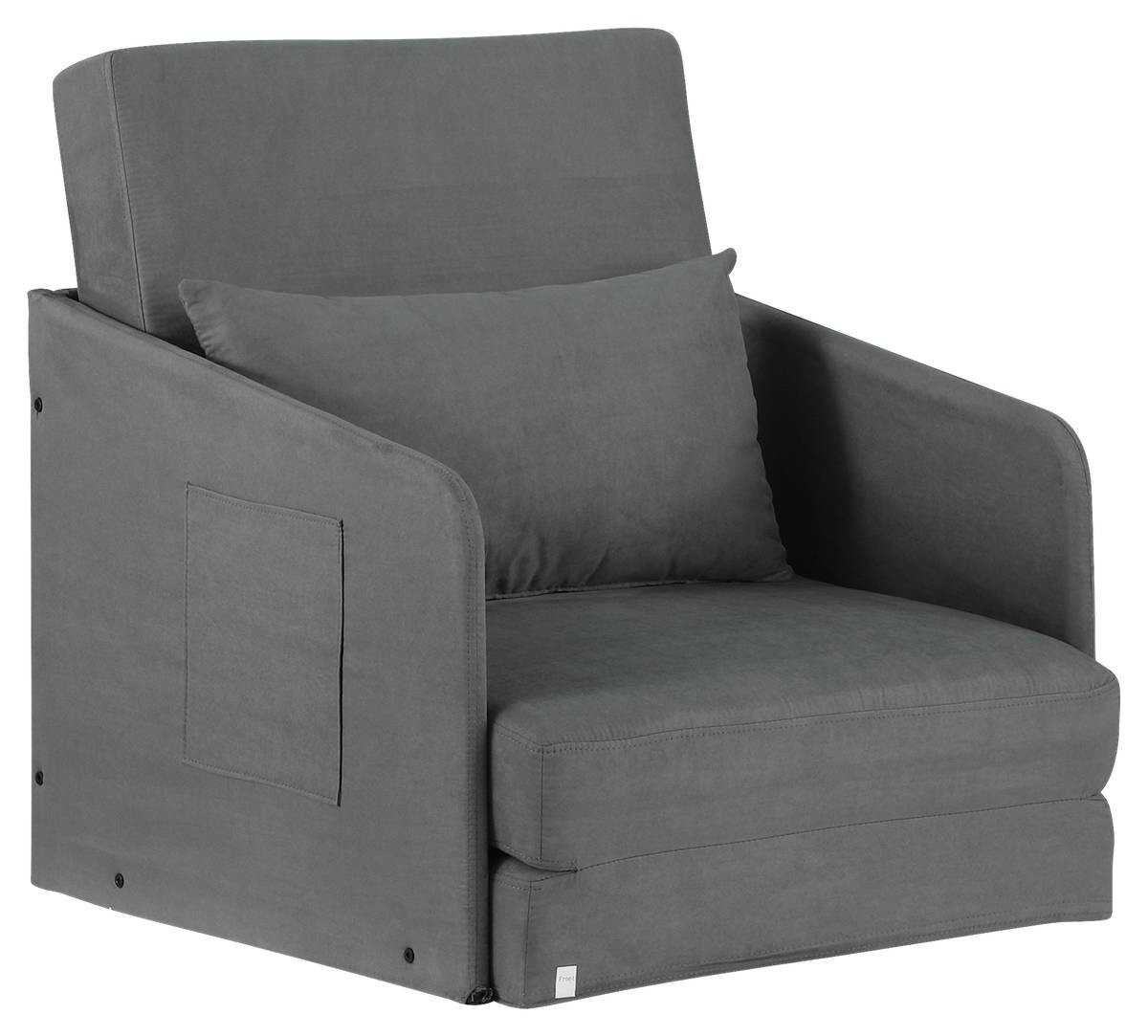 Schlafsofa 833-036 grau B/H/T: ca. 70x77x76 cm