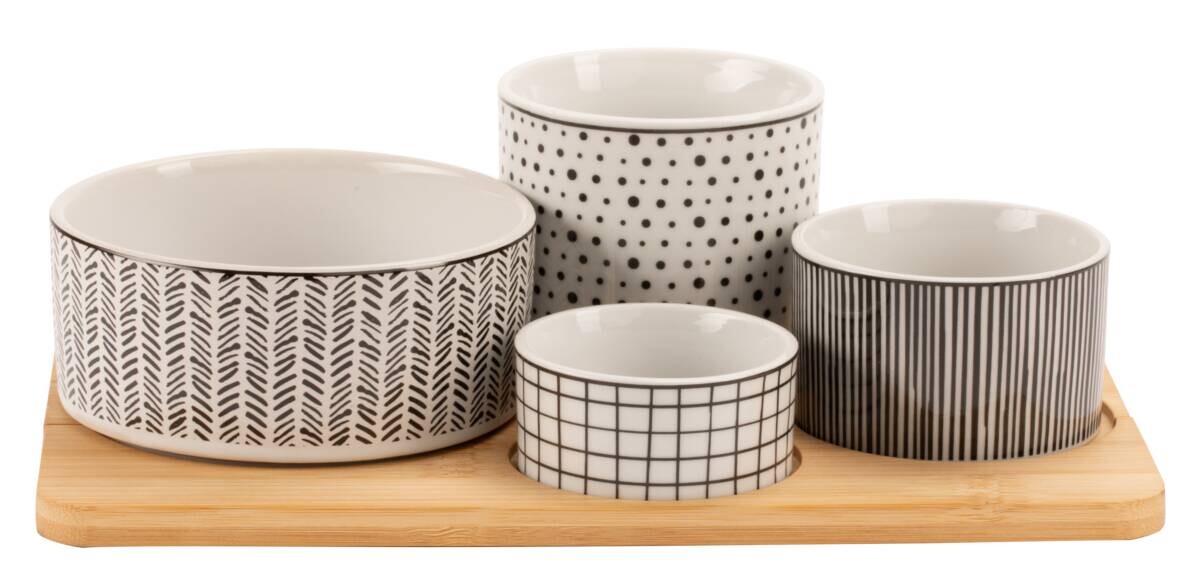 Max & Moritz Besteck natur Bambus B/H/L: ca. 17x8,1x27 cm