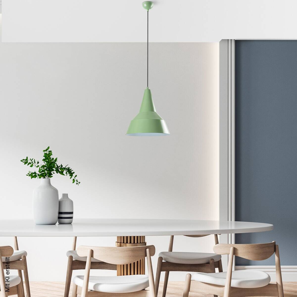 Opviq Pendelleuchte minze B/H/T: ca. 30x131x30 cm E27 1 Brennstellen