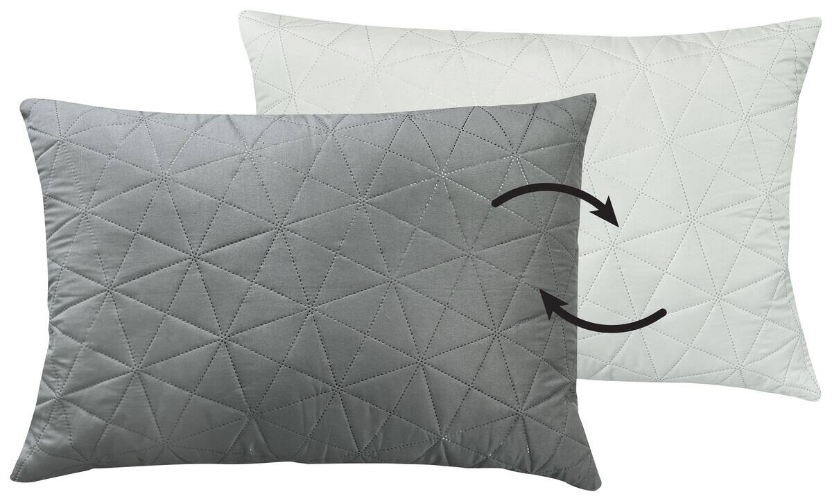 Dekokissen silber 100% Polyester B/L: ca. 50x70 cm