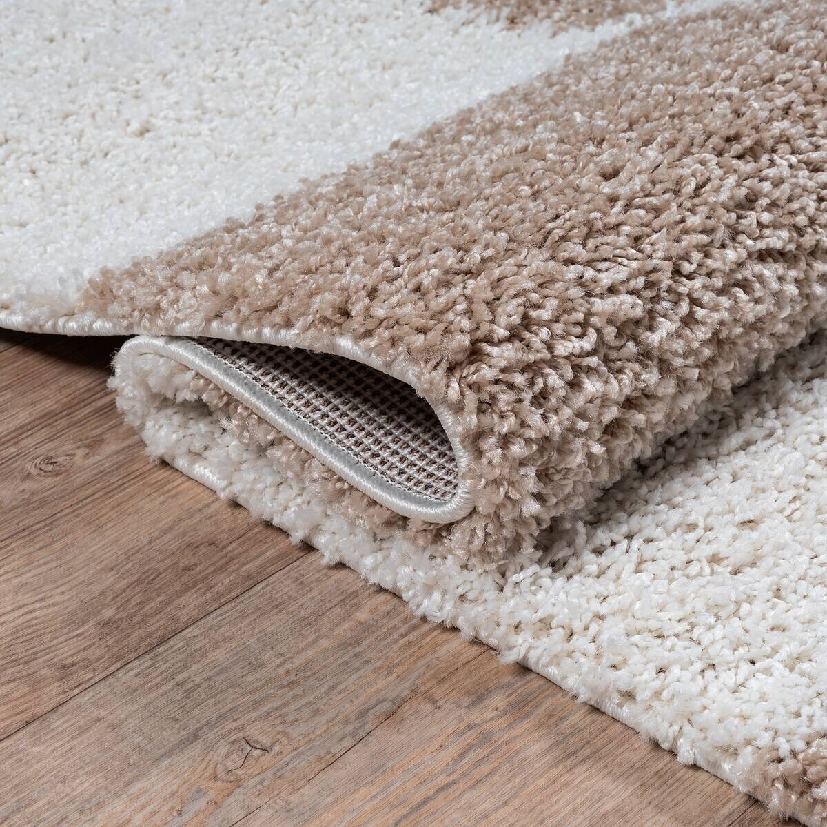 Sanat Hochflorteppich MILANO beige B/L: ca. 120x170 cm