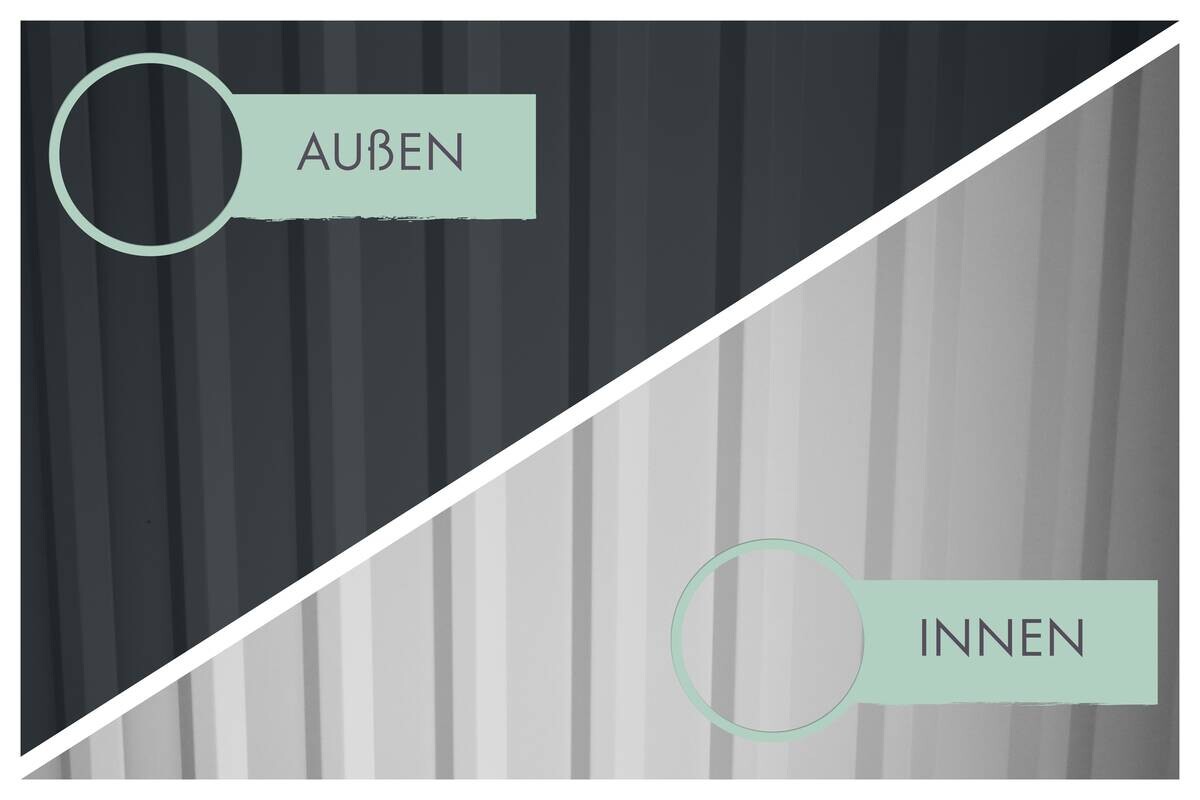 Karibu Gartenhaus Indra3 anthrazit B/H/T: ca. 289x213x206 cm