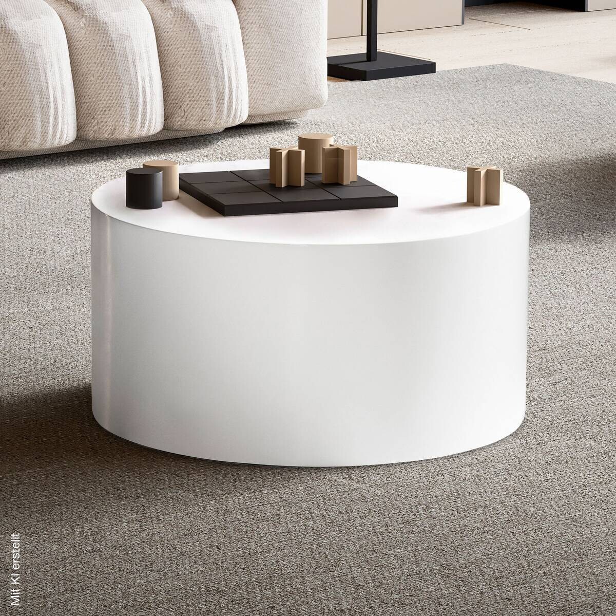 Couchtisch weiß H/D: ca. 30x60 cm