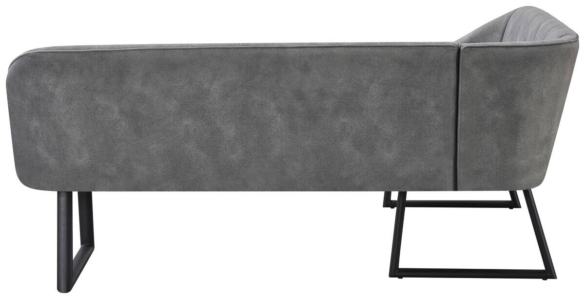Eckbank Sven grau B/H/T: ca. 187x81,5x155 cm